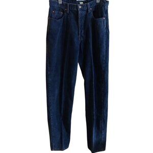 VTG Mens Corduroy Button Fly Pants 34x34 Blue Relaxed Mid-Rise‎ Cotton Y2K